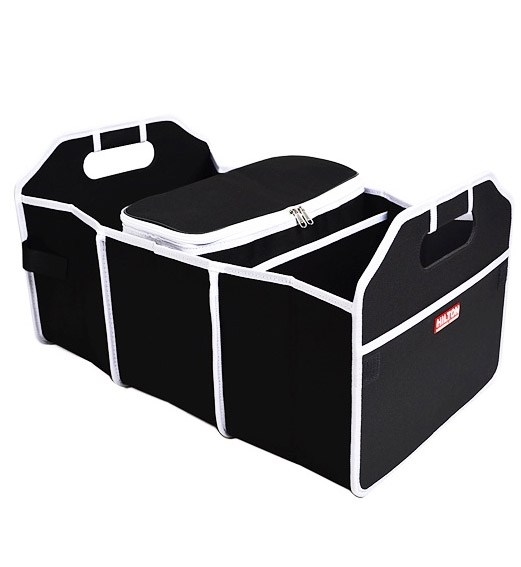 A caravan car boot organiser